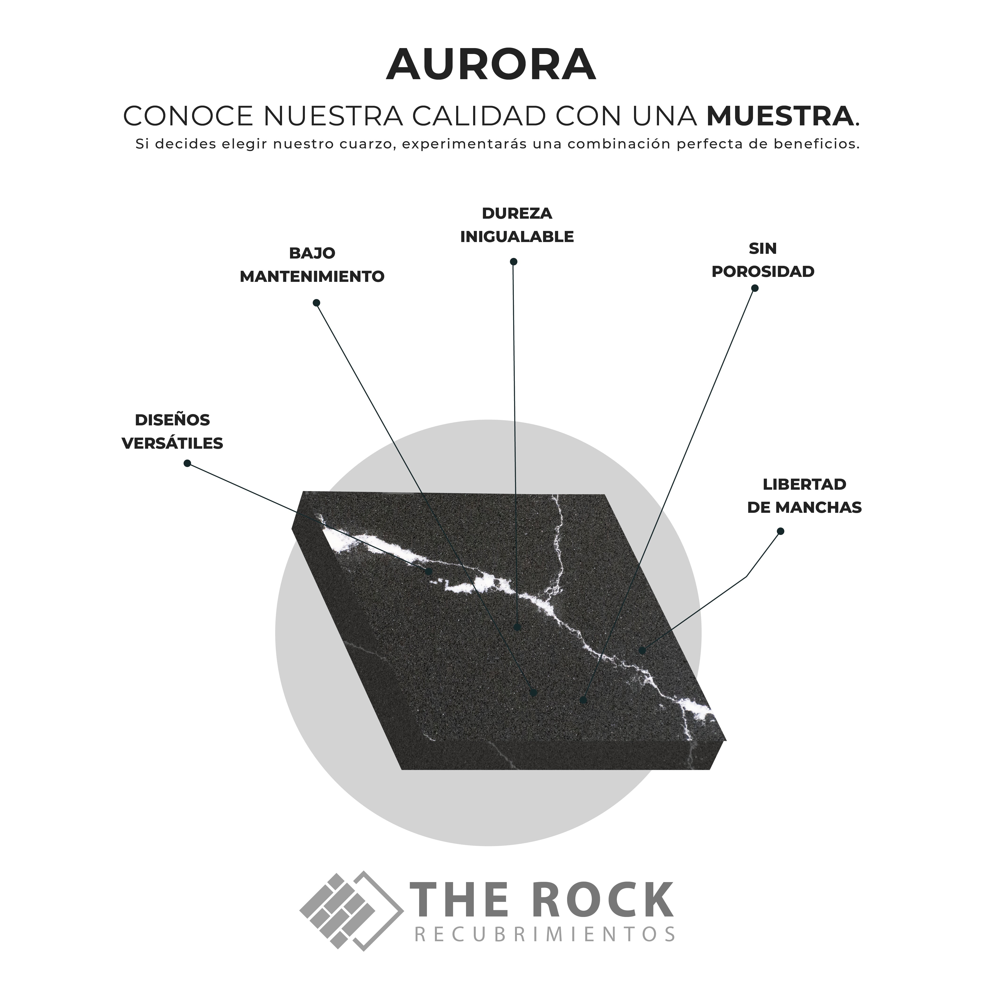 AURORA | PLACA DE CUARZO PARA UN REVESTIMIENTO INTERIOR