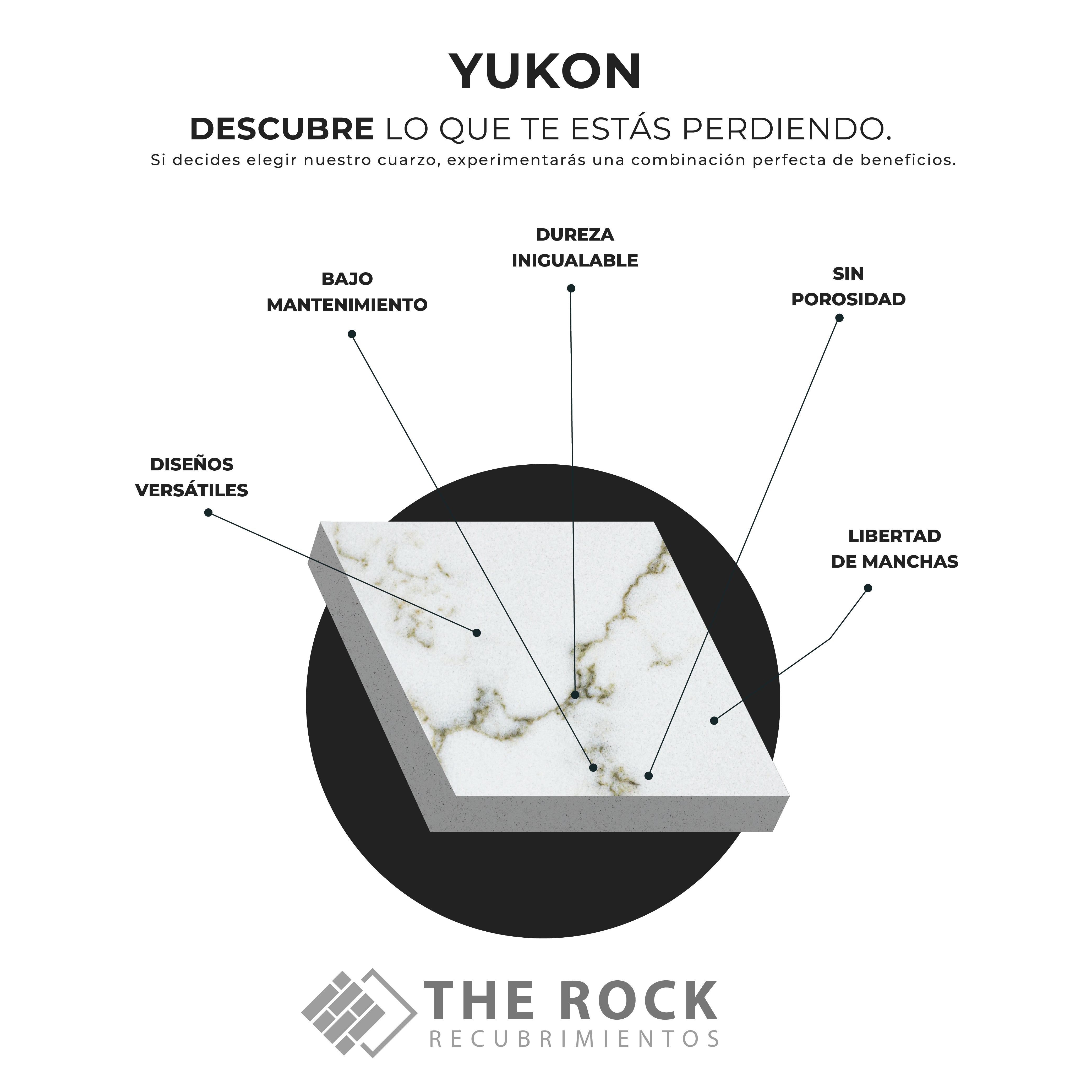 YUKON | REVESTIMIENTO DE PARED EN CUARZO PARA COCINAS Y BAÑOS